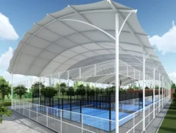Ini Keunggulan Konstruksi Atap Membrane untuk Lapangan Padel
